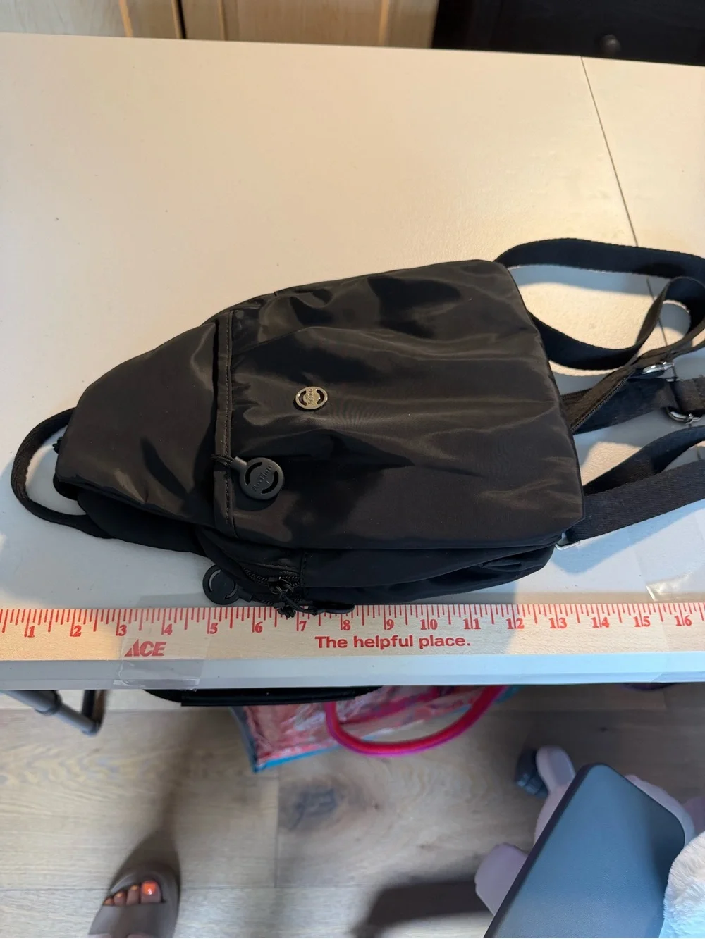 Black Sling Crossbody Bag